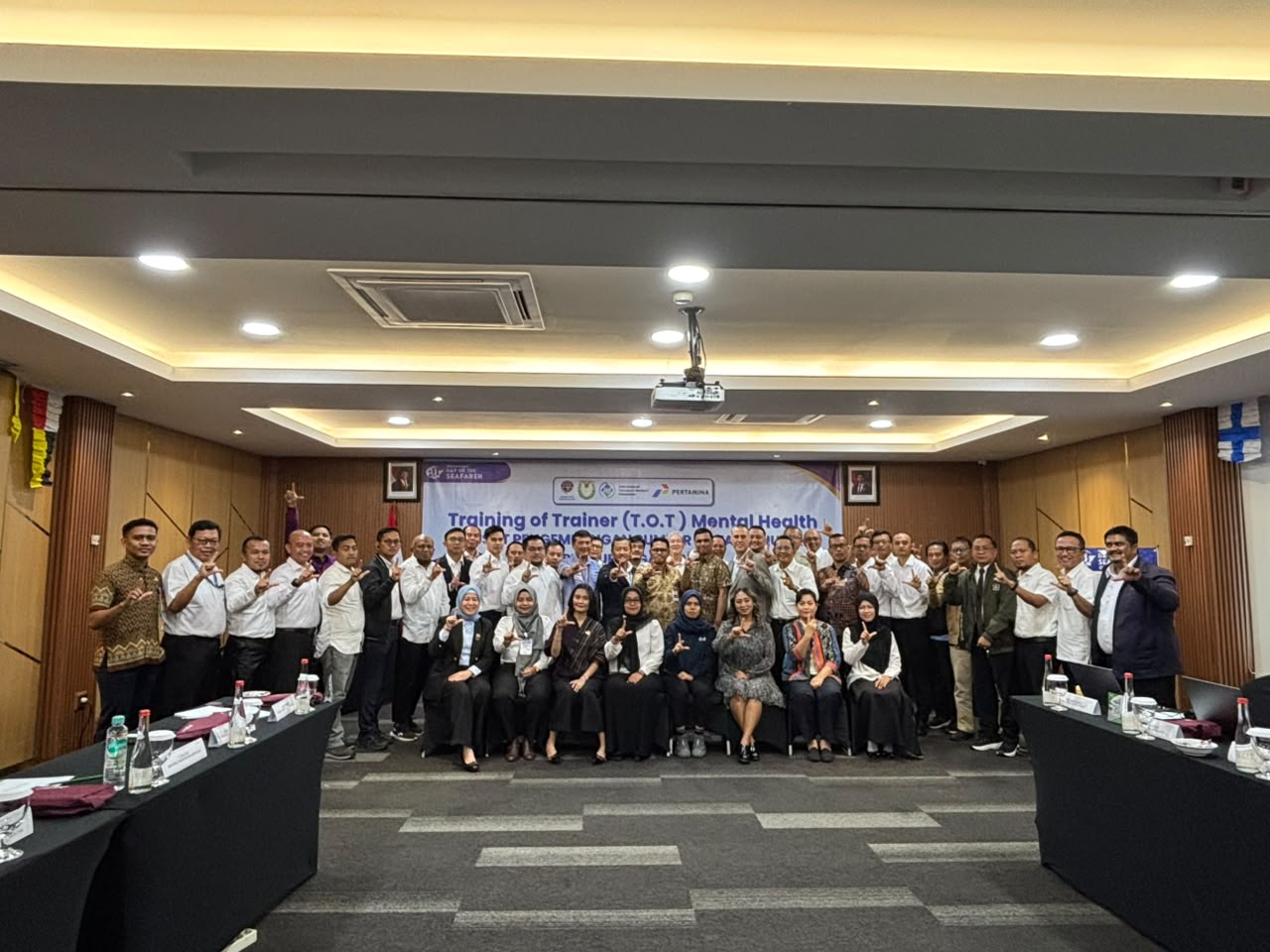 PPSDMPL Bersama ITF Gelar Training of Trainers (TOT) Mental Health Management guna Tingkatkan Kesejahteraan Pelaut