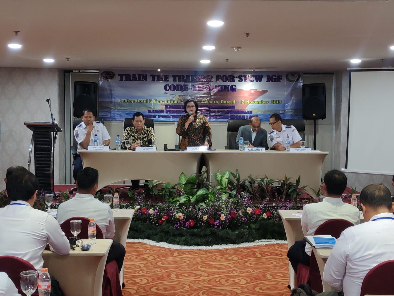 Pelatihan STCW IGF Code untuk para pengajar di Kementerian Perhubungan